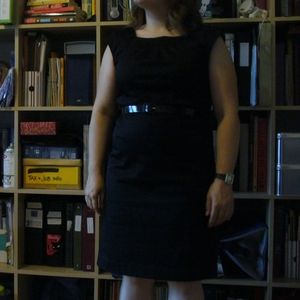 Élégant black Jacob Dress